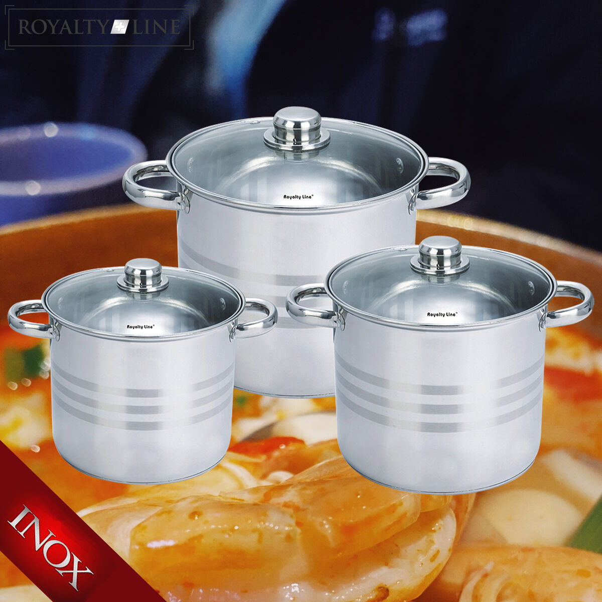 Topfset Royalty Line SP7 Stahl 8 Stücke